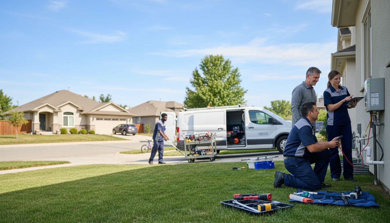 Tankless water heater service in Merrittstown, PA